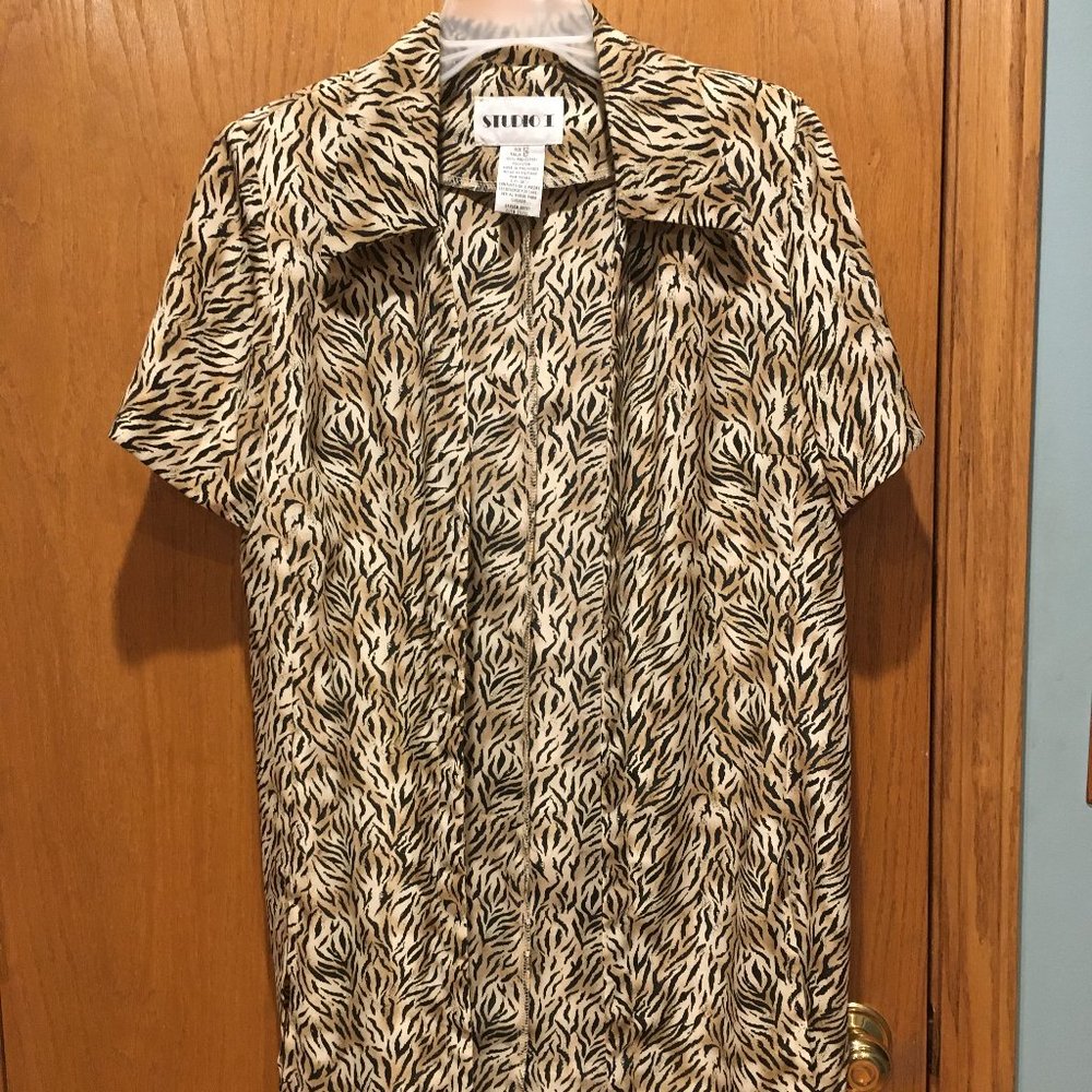 Vintage animal print top